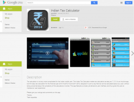 Indian Tax Calculator – Android Apps on Google Play (1)