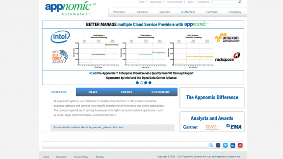 Innovative Analytics and Services for IT Application Operations – ITOA   Appnomic